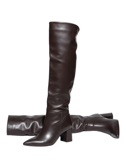 BERNY DARK BROWN  WOMEN'S TOP BOOTS