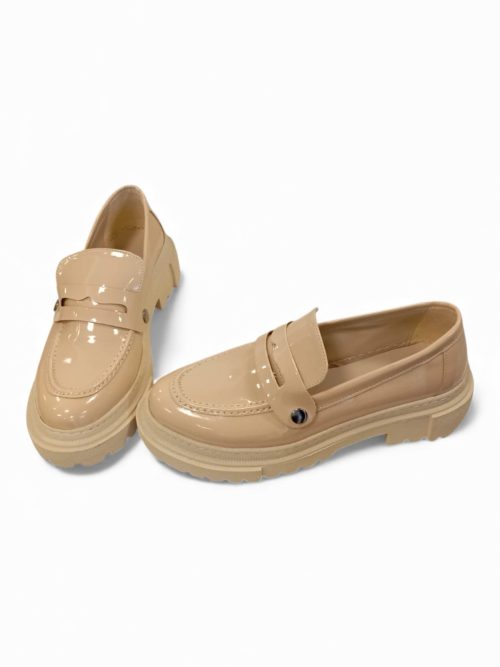 FABIO NUDE MATTE WOMEN'S LOAFERS