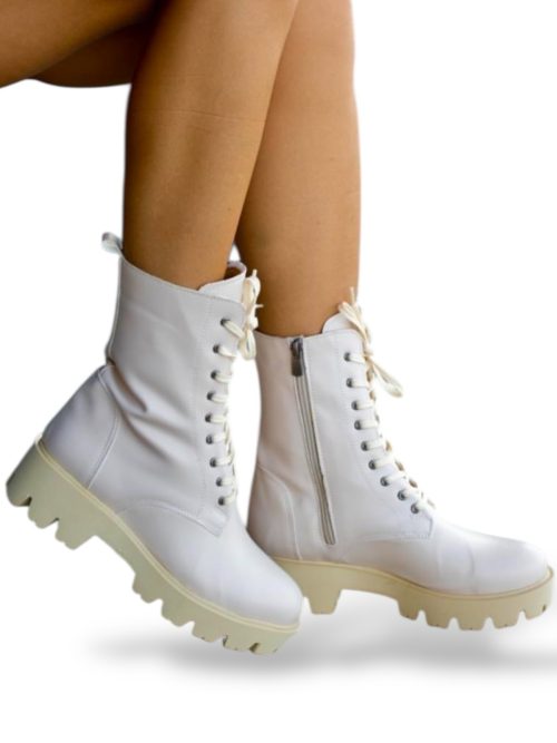 LORIS LEATHER WOMEN'S FLAT BOOTS