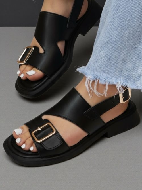 GODDESS BLACK WOMEN'S SANDALS