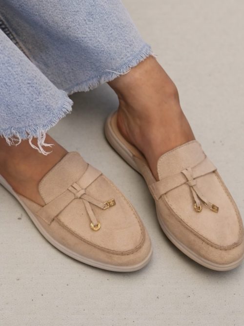 DINA BEIGE  WOMEN'S SLIPPERS