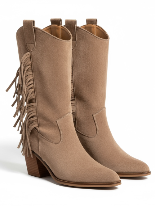 LATTE MEDIUM BROWN WOMEN'S COWBOY BOOTS