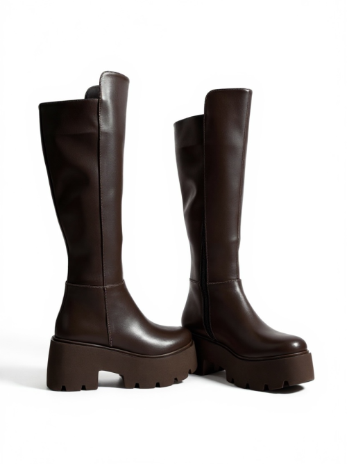 MIGHTY DARK BROWN WOMEN'S BOOTS