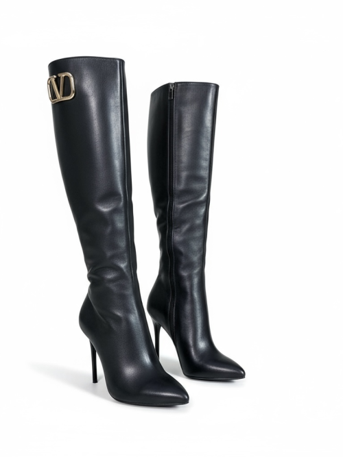 ALEXA MAXI BLACK MATTE WOMEN'S BOOTS