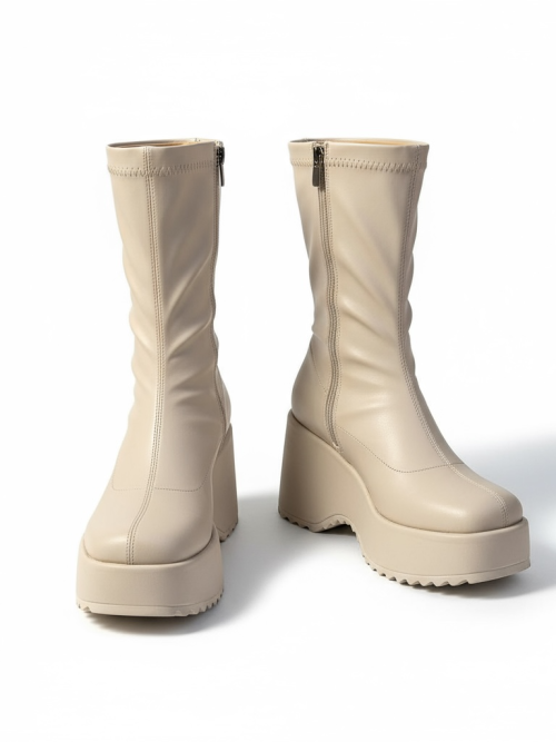 PRAGUE NUDE WOMEN’S CHUNKY BOOTS