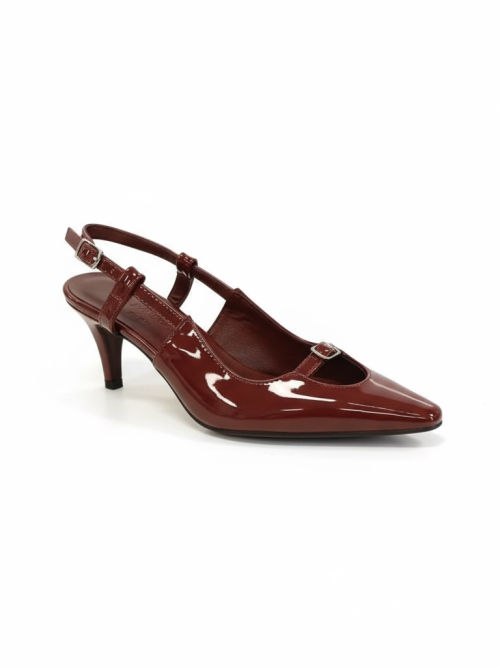 FOAM BURGUNDY WOMEN'S HEELS