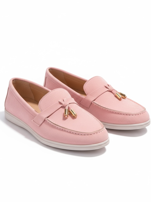 DORA PINK SUEDE WOMEN'S SLIPPERS