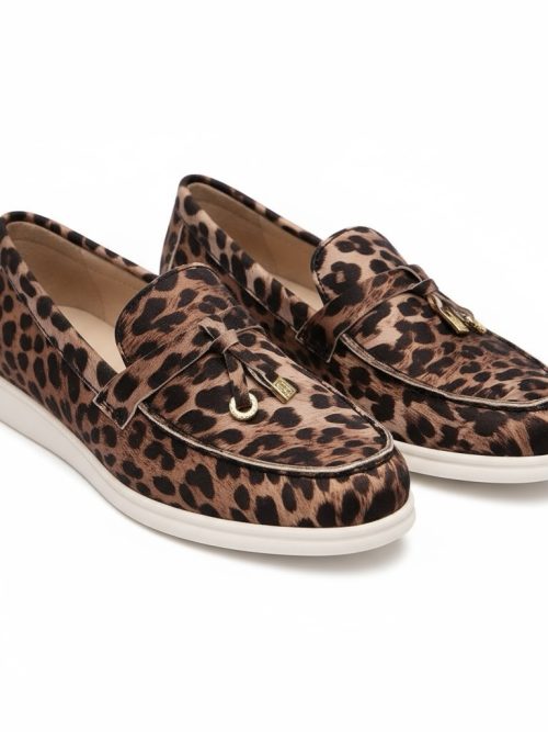 DORA LEOPARD PRINT  WOMEN'S SLIPPERS