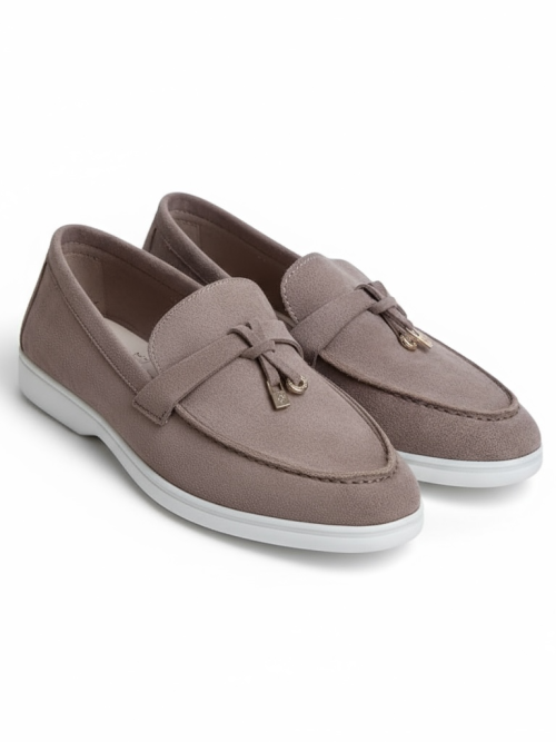 DORA SOFT BROWN SUEDE  WOMEN'S SLIPPERS