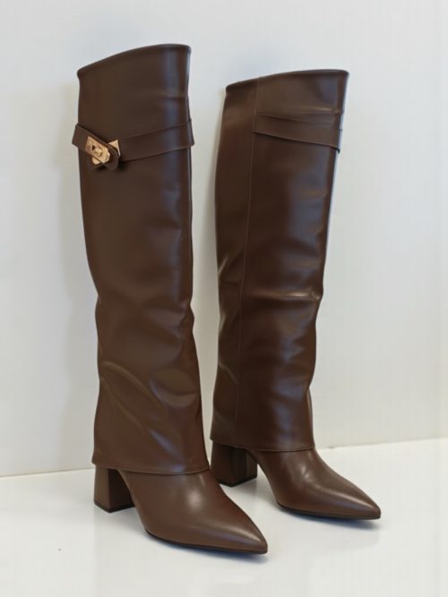 KATERINA DARK BROWN WOMEN’S TOP BOOTS