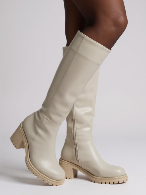 ANGELO BEIGE WOMEN'S BOOTS