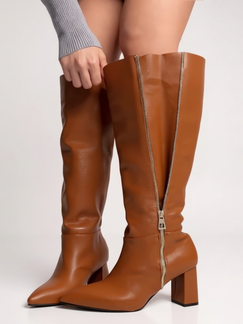 GUSTO XL BROWN WOMEN'S BOOTS