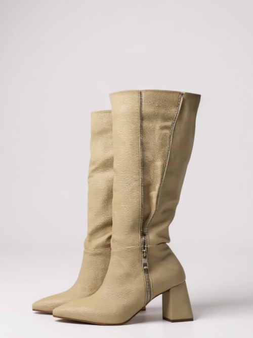 GUSTO XL BEIGE WOMEN'S BOOTS