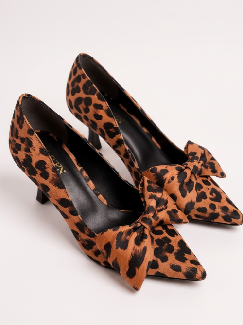 SPARKS LEOPARD PRINT WOMEN'S HEELS