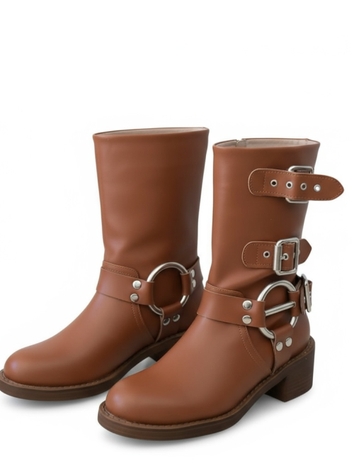 SONYA BROWN WOMEN'S CHUNKY BOOTS